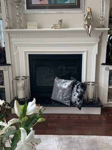 Crestmont Decorative Foil Velvet Pillow Covers